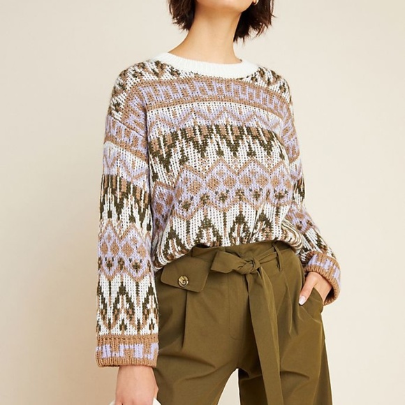 NEW Anthropologie FABIANA Knit Pullover Sweater